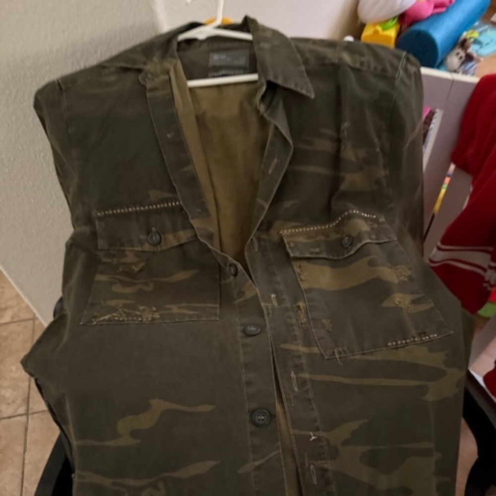 ZAra man camo jacket size small